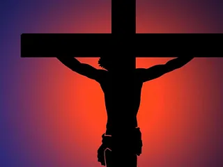 Jesus am Kreuz